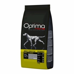 Optimanova Adult Digestive Rabbit with Potato 12 kg - karma bezglutenowa lekkostrawna dla dorosłych psów średnich i dużych ras